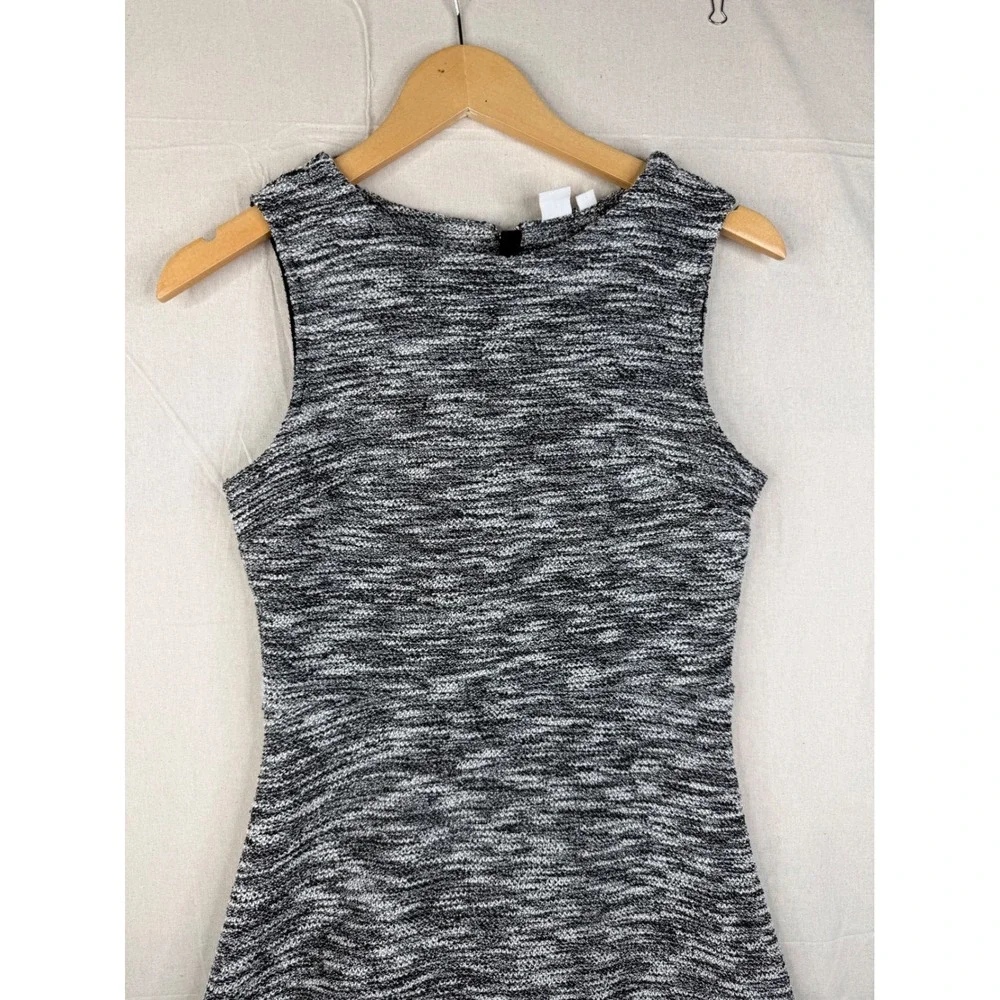 Gap Sleeveless Tweed Dress size 6‎ Black/White